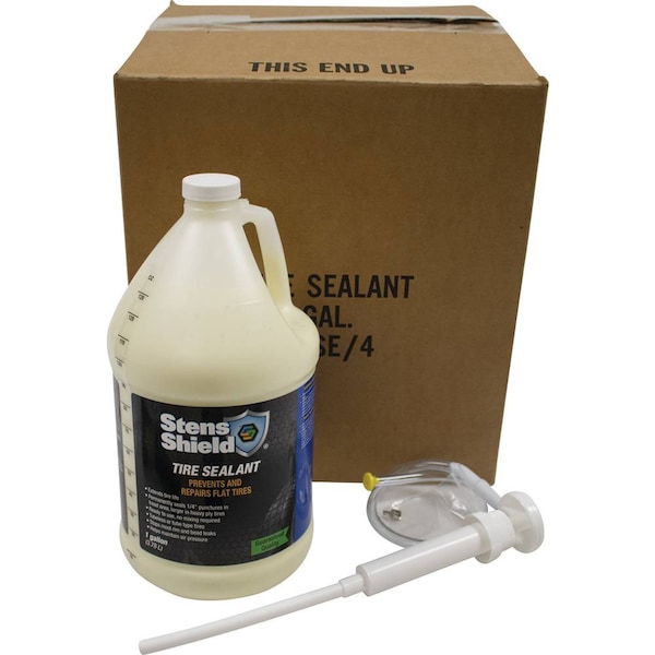 Tire Sealant 1 gallon Size, Ready to use and requires no mixing